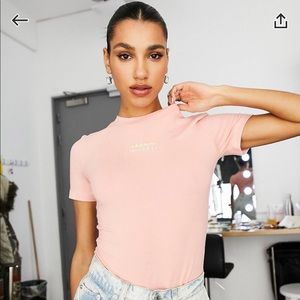 Adidas originals RYV bodysuit pink
